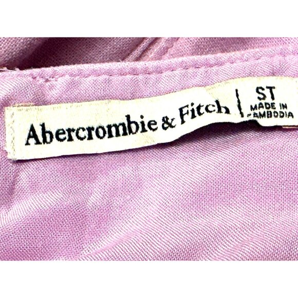 Abercrombie Fitch Lavender Halter Dress Small Y2K Vintage Mini Smocked RetroCore - Picture 8 of 13